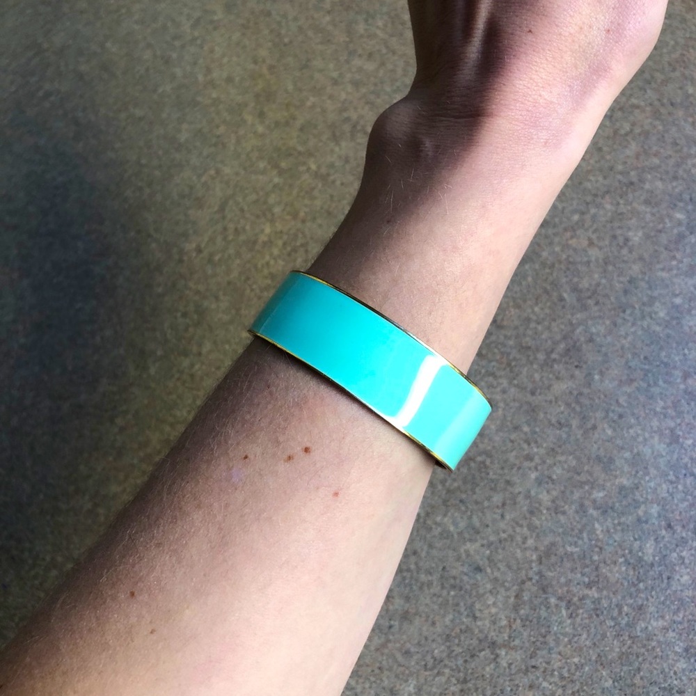 J Crew Sea Foam Enamel Bangle